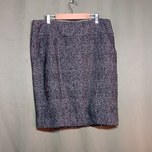 Jones New York Black and White Pencil Skirt